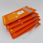 Fashionable Orange Silicone Luggage Tags / Travel Hotel Tags For Advertisement