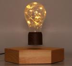 wooden base magnetic levitation lamp light led bulb for gift toys decoration