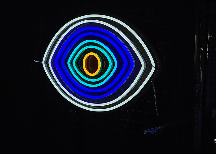 Eye of god Excellent Custom Neon Signs High Visibility Easy Install