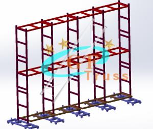 Wholesale GF Truss Aluminium 6061-T6 LED Display Truss Ground Supported from china suppliers