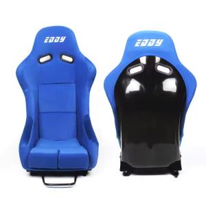 Wholesale EDDYSTAR Luxury Blue Soft Bucket Racing Seat Customized Racing Car Chair from china suppliers