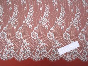 Wholesale Green Environmental Protection Eyelash Lace Fabric for Wedding Dress from china suppliers