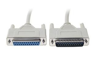 China 2.6M Male to Female 25 Pin DB25 Parallel Printer Cable on sale
