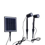 5V 5W Solar Powered Landscape Spotlights Outdoor 200lm Cold Warm White Combined