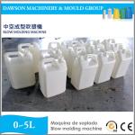 5L HDPE Lubricant Bottle Double Station Blow Moulding Machine