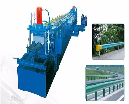 PPGI 483mm 2.5mm Highway Guardrail Making Machine