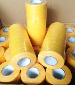 Wholesale Dark Yellow 100mil Small Core Crepe Paper Masking Tape For Painting Industry from china suppliers