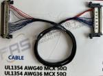 0.3mm LVDS Wire Harness 30AWG 20 Pin Cable Laptop Screen