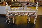 American style luxury long dining table set with factory price