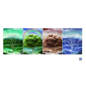 Wholesale 3D Flip Lenticular Poster Printing With 12x17 Inches Four Season Tree from china suppliers