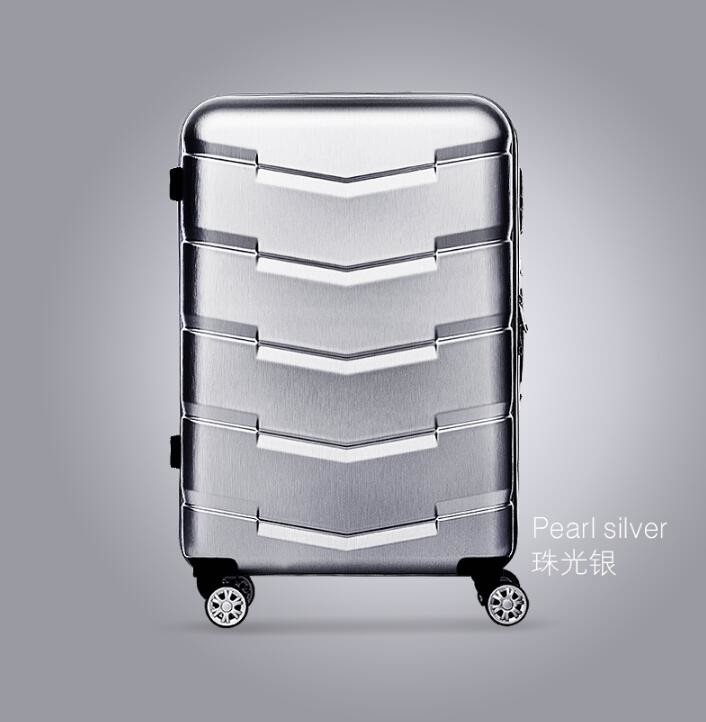 2017 New Design abs pc travel luggage new fashion ABS/PC luggage set