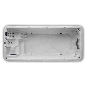 Wholesale Luxury 8 Person Acrylic Whirlpool Endless Swim Pool Outdoor Massage Swim Spas from china suppliers