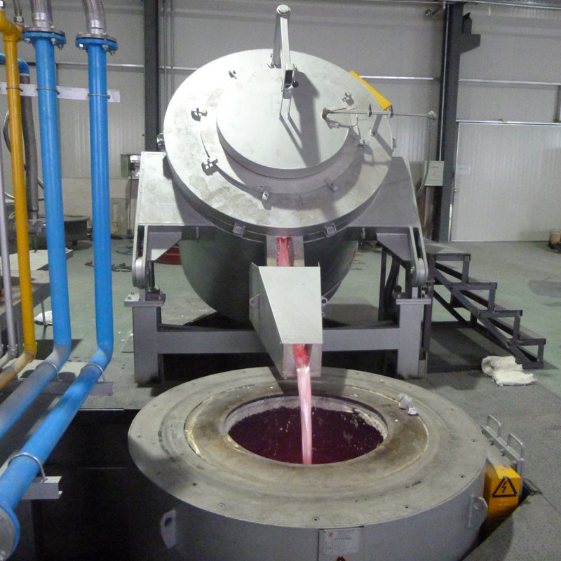 1 Ton Steel Iron Aluminum Melting Furnace Oil Fired Metal Casting Die Cast