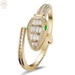 Miler Hot Sell Bracelet Wrapped With Diamond Clamshell Creative Women Watch