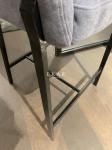 Modern Fabric Upholstery High Metal Bar Chair