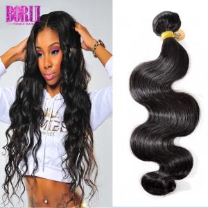 Wholesale Cuticle Aligned Brazilian Virgin Human Hair Body Wave With Lace Closure from china suppliers