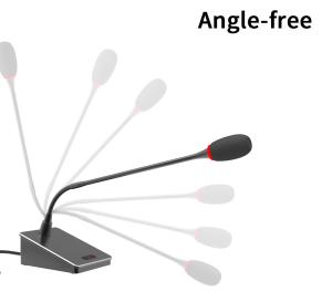Wholesale Professional Network Audio Dante Microphone Desktop PoE 24bit For Conference Room from china suppliers