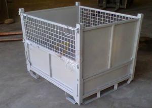 Wholesale Powdercoating storage Mesh Collapsible Pallet Cage Stillage Heavy Duty from china suppliers
