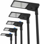 120° Beam Angle LED Street Light Housing In Dark Gray 50 Years Lifespan High