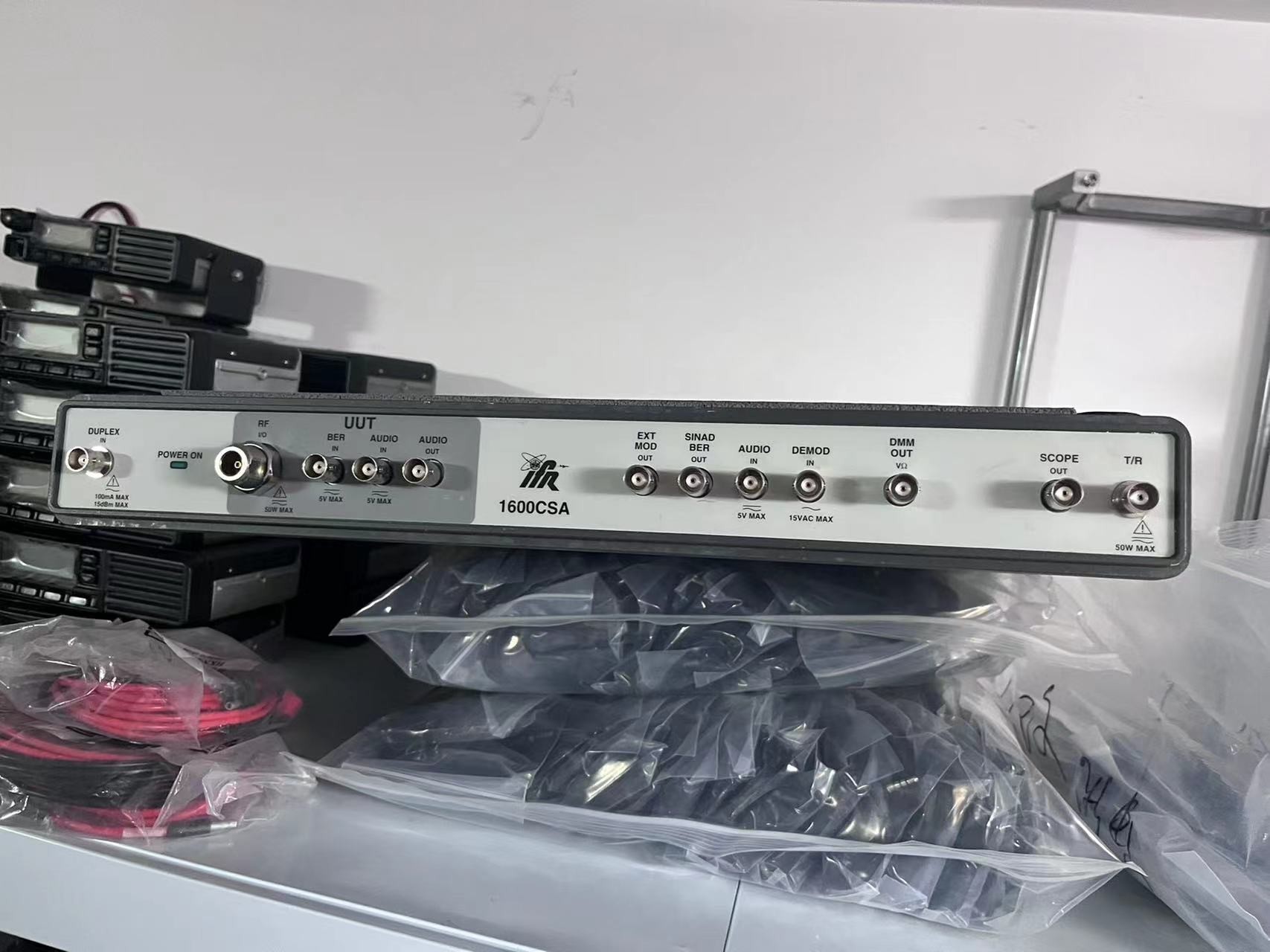Aeroflex 1600S /1600CSA Communication Monitor Microprocessor Controlled With Adapter