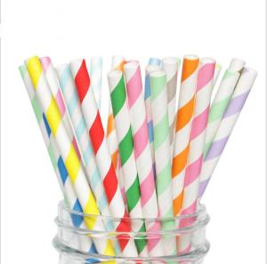 Wholesale FDA Approved Baby Shower Paper Straws Recyclable Odor Free Earth Friendly from china suppliers