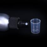 300ml 500ml Matte Black Aluminum Spray Bottle With Trigger Lotion Pump Bottle