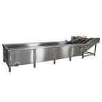 Automatic Fruit Washer 400kg 500kg/H Vegetable Bubble Washing Machine