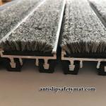 Aluminum Anti Slip Safety Mat Grey Color Entrance Floor Matting 18mm Depth