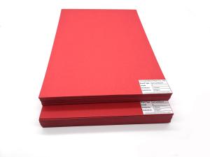 Wholesale Anti-Curl 250gsm 300gsm 350gsm red cardboard hard color paper sheet from china suppliers