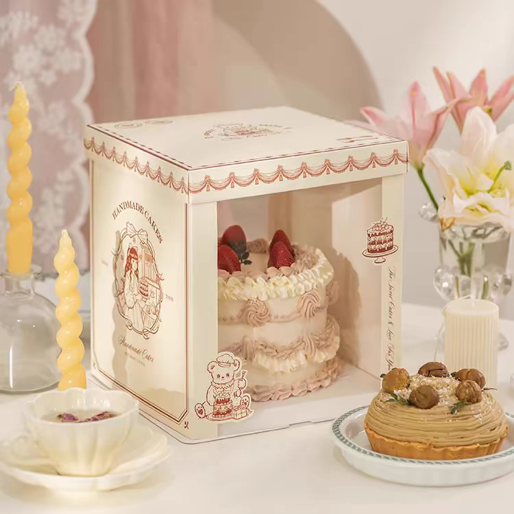 Customizable Paper Thickness Cake Boxes for Biscuit Protection and Presentation