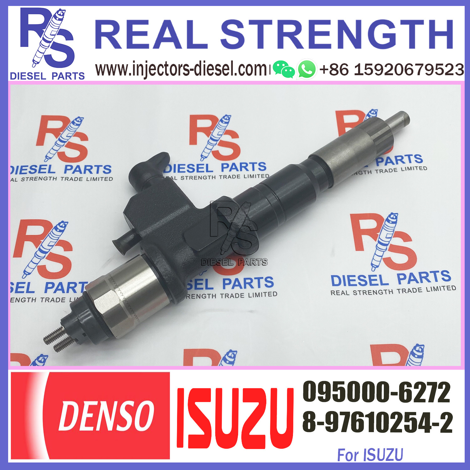 8-97610254-0 Common rail Diesel Fuel Injector 095000-6272 For IS-UZU GIGA 6UZ1 8-97610254-2
