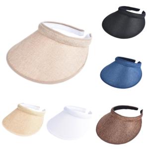 Wholesale Patches Panel Sun Visor Hat Outdoor Sports Running Golf Caps Metal Ring Closure from china suppliers