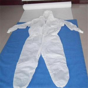 Wholesale SMS CE 50gsm Disposable Lab Coat For Visitor from china suppliers