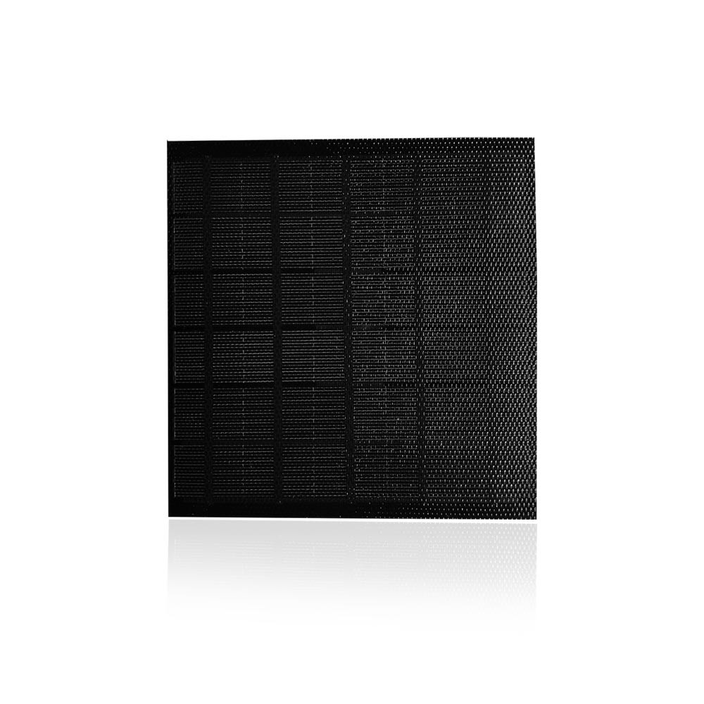 25.8% Longi Cell Module Full Black Walkable Semi Rigid Solar Panel For Table Desk Artificial Solar Tree Bench