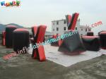 Outdoor 0.9MM PVC tarpaulin Paintball Bunker field with different design for