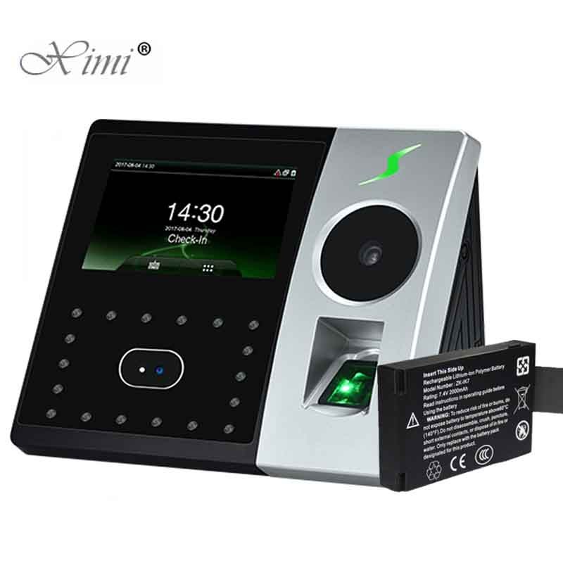 ZK Pface202 Face And Palm Time Attendance Access Control System Biometric Fingerprint Time Attendance With Backup Battery & IC