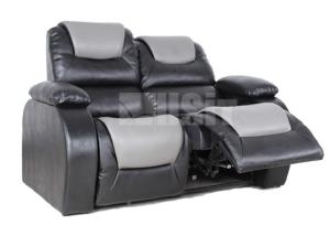 Wholesale Indoor Furniture Electric Double Recliner , Soft Theater Seating Chesterfield Sofa from china suppliers