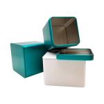 Custom Designs Metal Square Tea Tin Box Container/Food grade Coffee Cookie