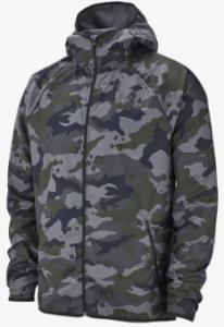 Wholesale Wicking Fabric Mens Camo Windbreaker Jacket For Workout Full Zip Type from china suppliers