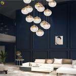 Home/Hotel Zinc Alloy + Acrylic Art Gold LED Application Nordic Pendant Light