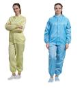 Medical Anti Static Lab Coat Dust Resistant Unisex ESD Lab Coat