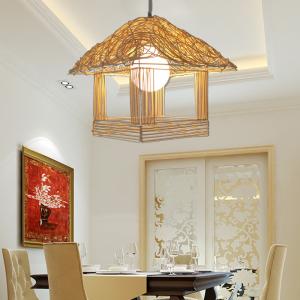 Wholesale Nordic Style Cage cane pendant lights For Kitchen Dining room Bedroom Lighting (WH-WP-07) from china suppliers
