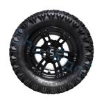 20*10-10 All Terrain Golf Cart Tires And Wheels Aluminum Alloy 10 Inch 4 PLY