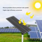 5050 5054smd Intelligent Solar Street Light Waterproof Solar Panel Street Light