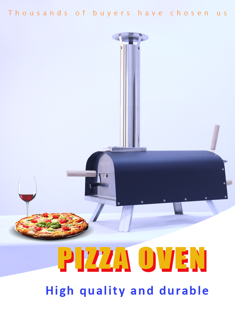 Multi-Function Pizzaofen Horno for Making Perfect Pizzas Outdoors 33*33*1.2cm
