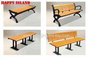 Wholesale Wooden Garden Benches , Garden Park Bench With 150cm Or 120cm Length from china suppliers