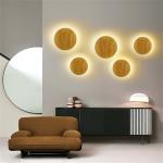8W 12W Modern Nordic Interior Wooden Wall Lamp Bedroom Bedside Aisle Design