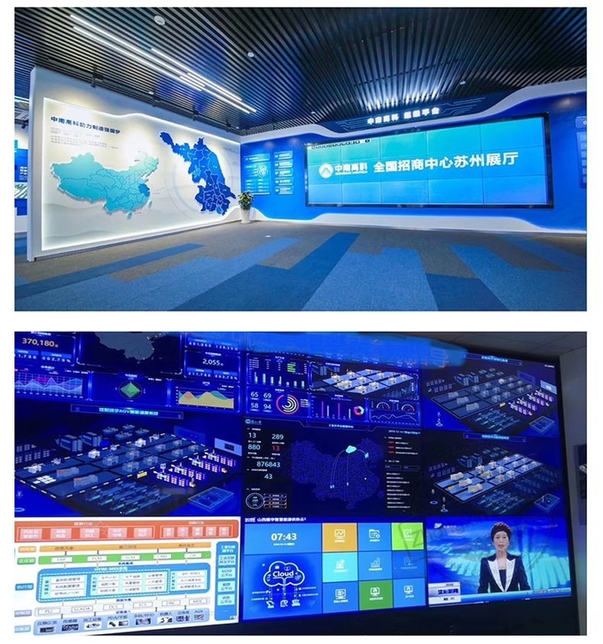 3*3 Multi Screen DID LCD Video Wall 55" 4k 1.7mm bezel LED TV Display For Media EDA/CAD Models