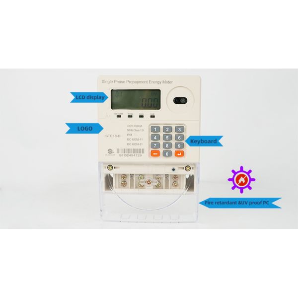 Electrical Meter Prepaid Smart Ic Card Electricity Meter Electric Energy Meter