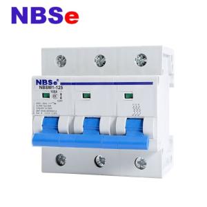 Wholesale 3P Industrial Type Circuit Breaker Type D Mcb NBSM30-125 Series Din Rail Installation from china suppliers